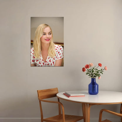 Margot Robbie Celebrity Tv Series Actress Artist Poster Wall Art Print Home Wall Decor - xonomax