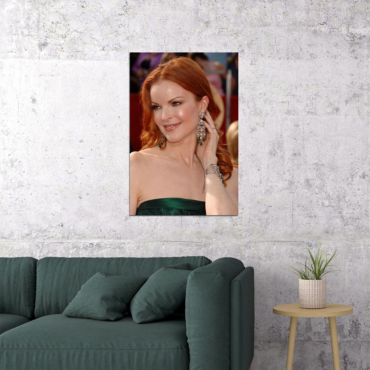 Marcia Cross Celebrity Tv Series Actress Idol Poster Wall Art Print Home Wall Decor - xonomax