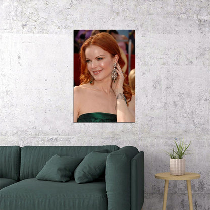 Marcia Cross Celebrity Tv Series Actress Idol Poster Wall Art Print Home Wall Decor - xonomax