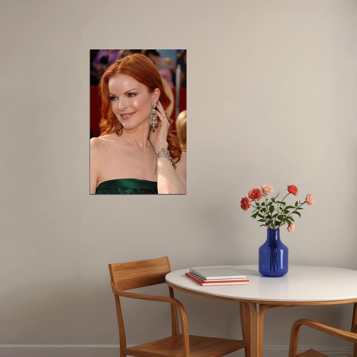Marcia Cross Celebrity Tv Series Actress Idol Poster Wall Art Print Home Wall Decor - xonomax
