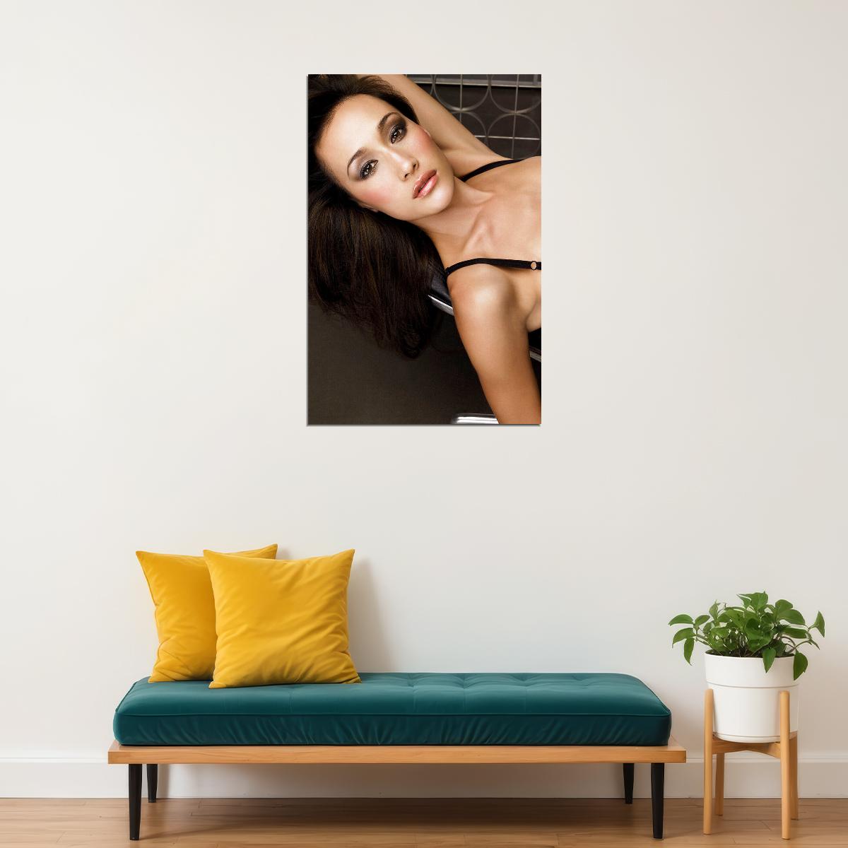 Maggie Q Quigley Movie Actor Hot Model Poster Wall Art Print Home Wall Decor - xonomax