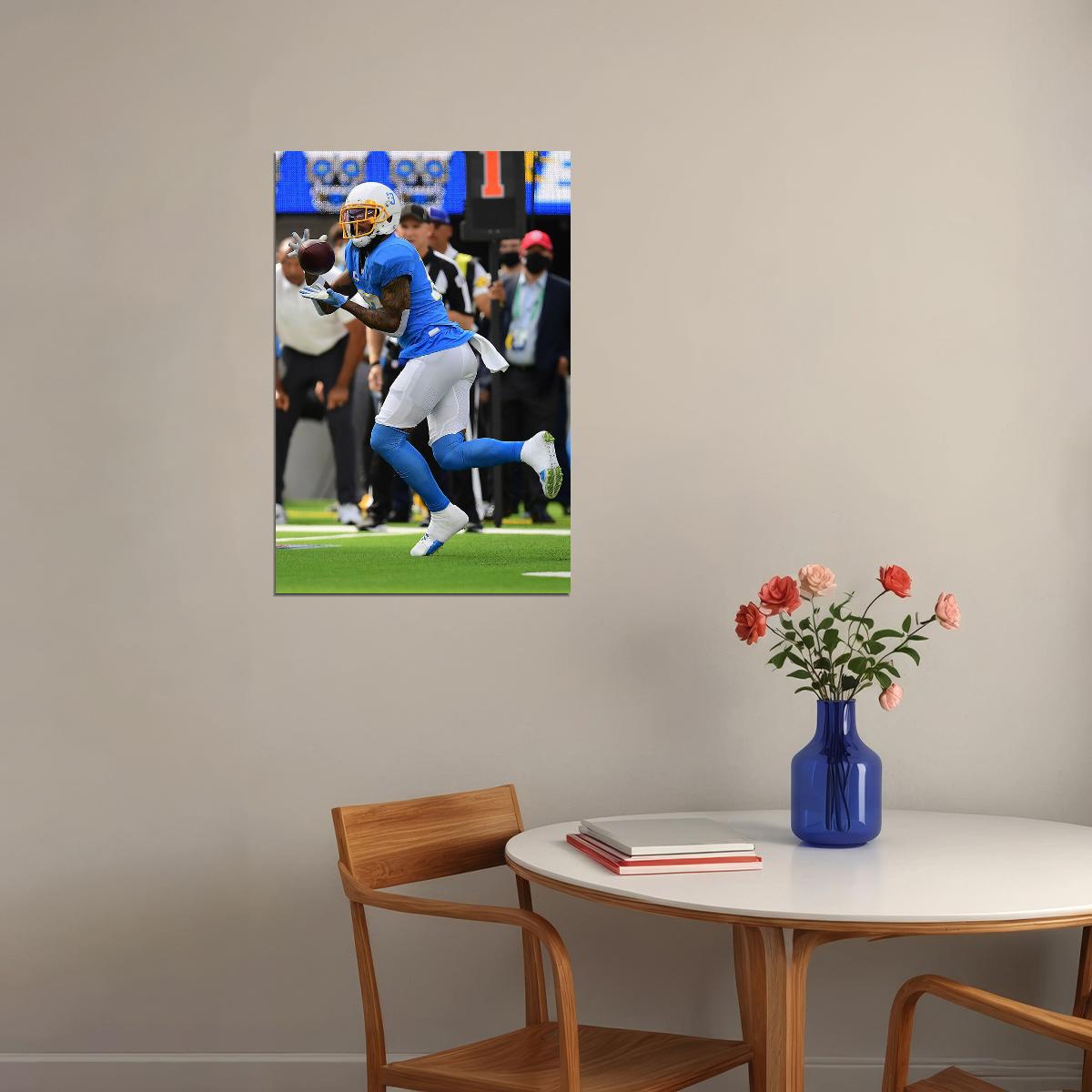 Los Angeles Chargers Keenan Allen American Football Player Poster Wall Art Print Home Wall Decor - xonomax