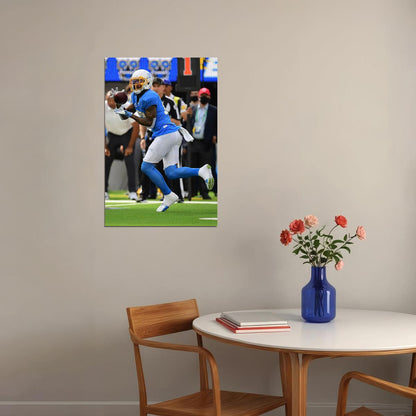 Los Angeles Chargers Keenan Allen American Football Player Poster Wall Art Print Home Wall Decor - xonomax