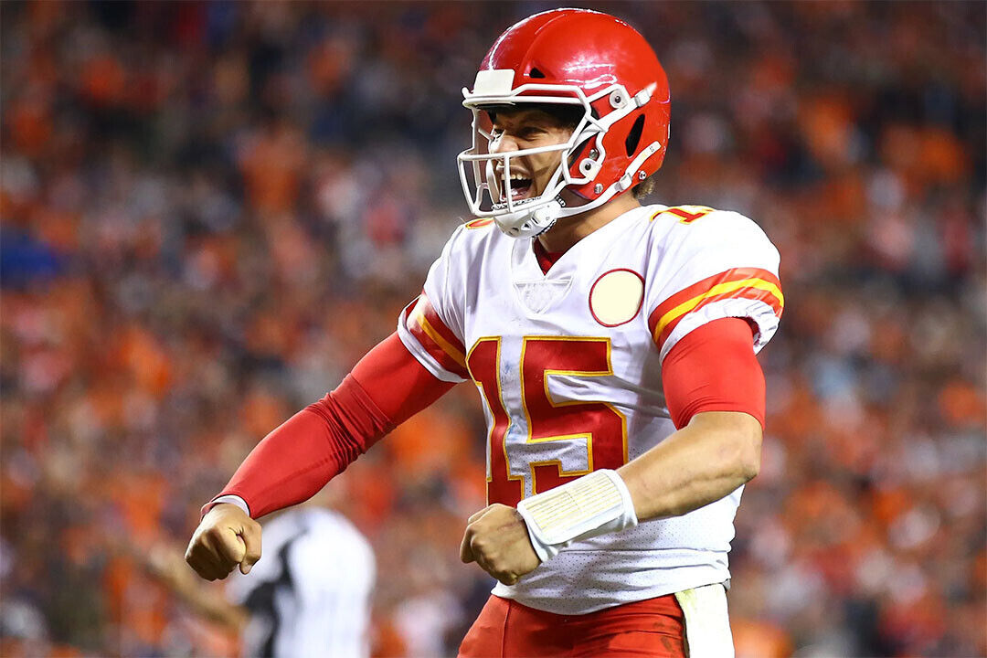 Kansas City Chiefs Patrick Mahomes 15 American Football Poster Wall Art Print Home Wall Decor - xonomax