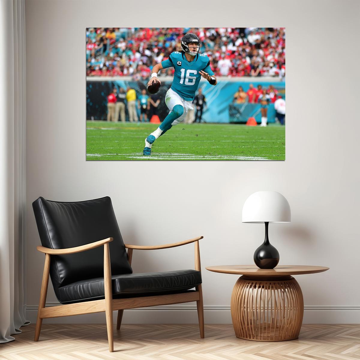 Jacksonville Jaguars American Football Trevor Lawrence Poster Wall Art Print Home Wall Decor - xonomax