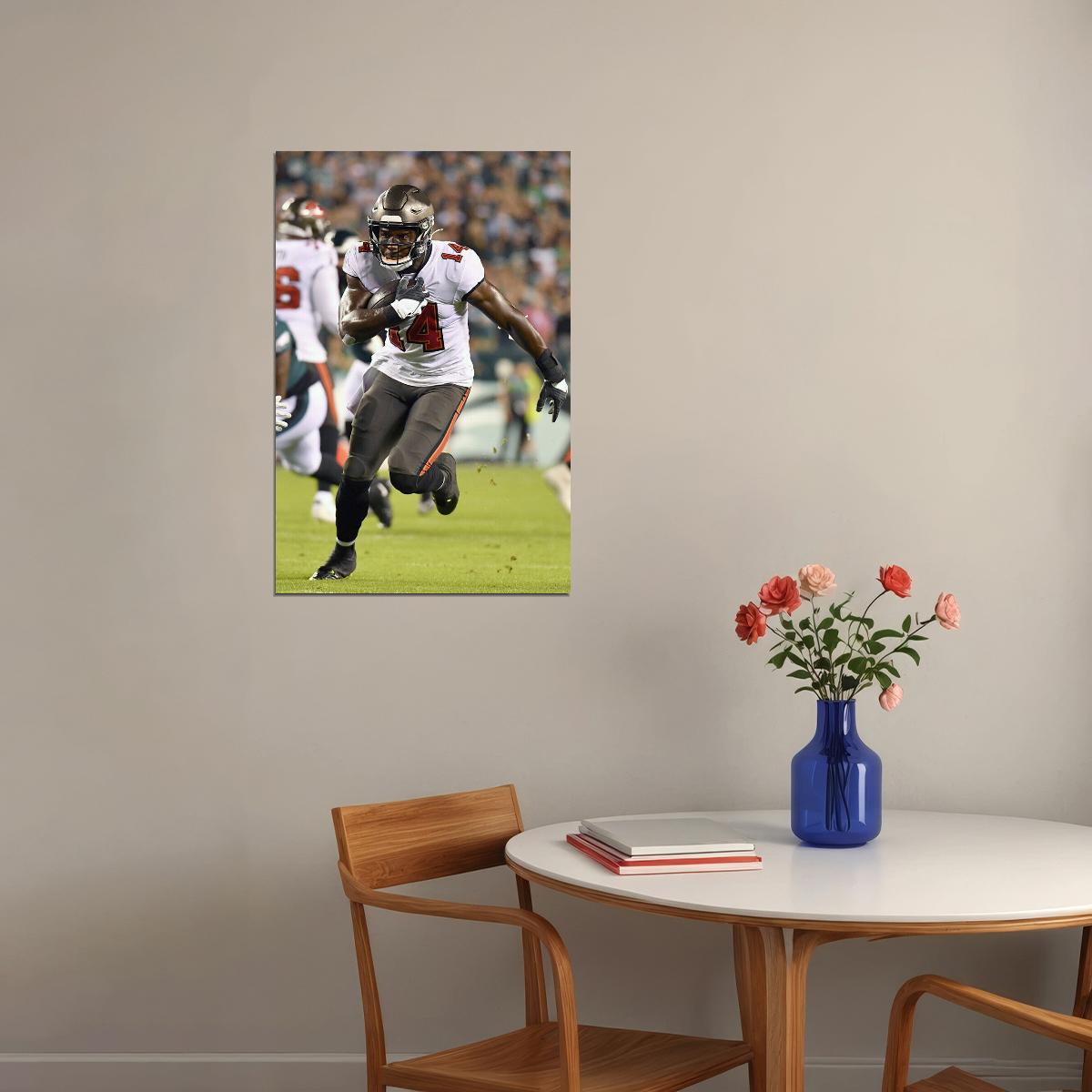 Tampa Bay Buccaneers Chris Godwin American Football Player Poster Wall Art Print Home Wall Decor - xonomax