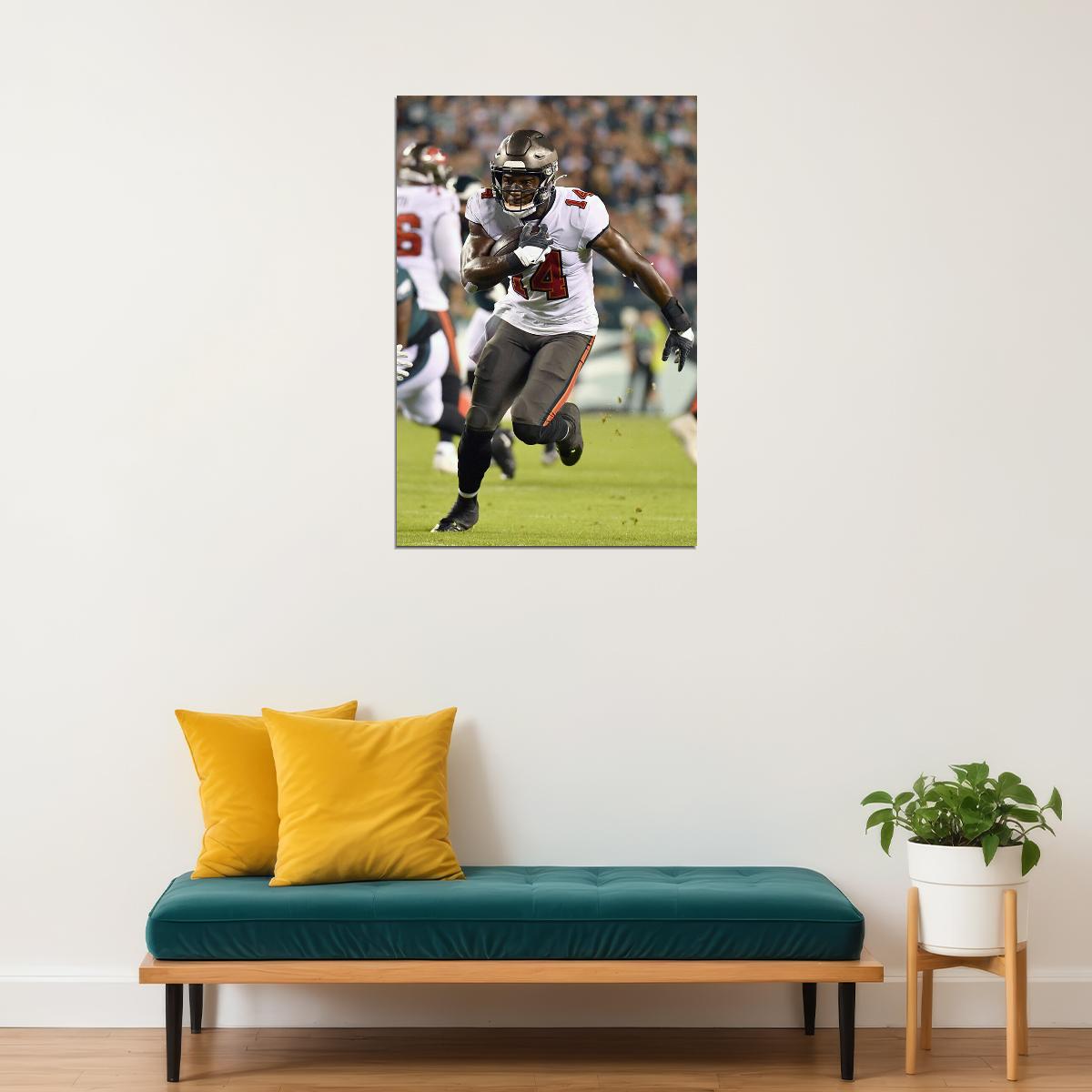 Tampa Bay Buccaneers Chris Godwin American Football Player Poster Wall Art Print Home Wall Decor - xonomax
