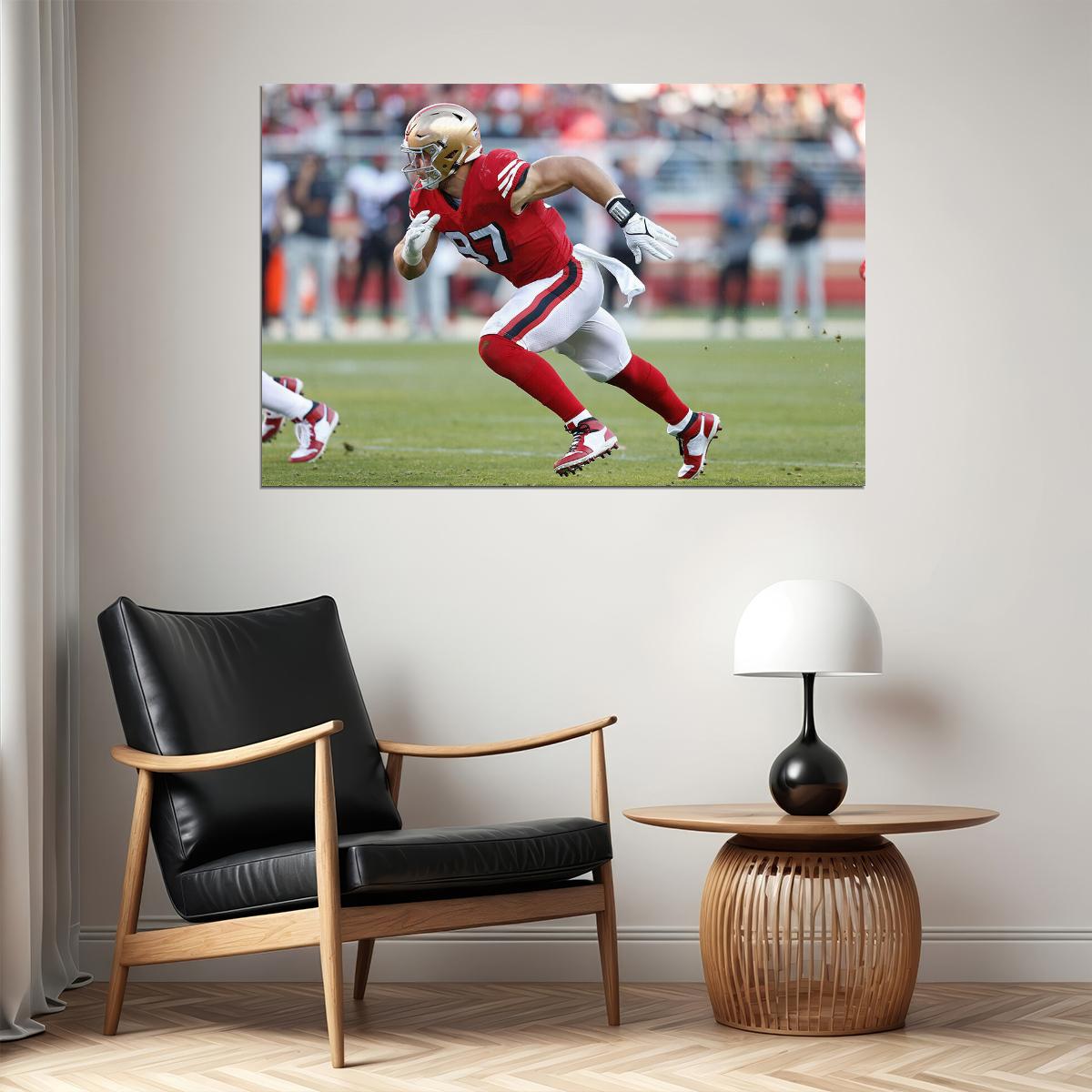 San Francisco 49ers Nick Bosa 97 American Football Player Poster Wall Art Print Home Wall Decor