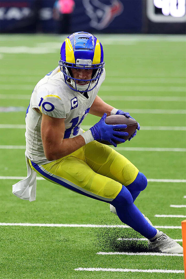 Los Angeles Rams Cooper Kupp 10 American Football Player Poster Wall Art Print Home Wall Decor - xonomax