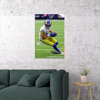 Los Angeles Rams Cooper Kupp 10 American Football Player Poster Wall Art Print Home Wall Decor - xonomax