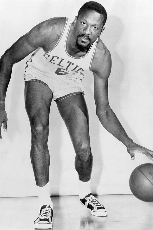 Bill Russell Most Valuable Player Memorial Boston Basketballer Poster Wall Art Print Home Wall Decor - xonomax
