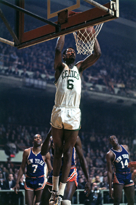 Bill Russell Memorial Boston Basketball Goat Player Poster Wall Art Print Home Wall Decor - xonomax