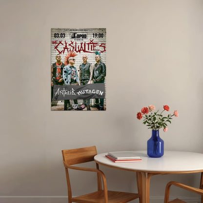The Casualties Rock Group Album Cover Photo Poster Wall Art Print Home Wall Decor - xonomax