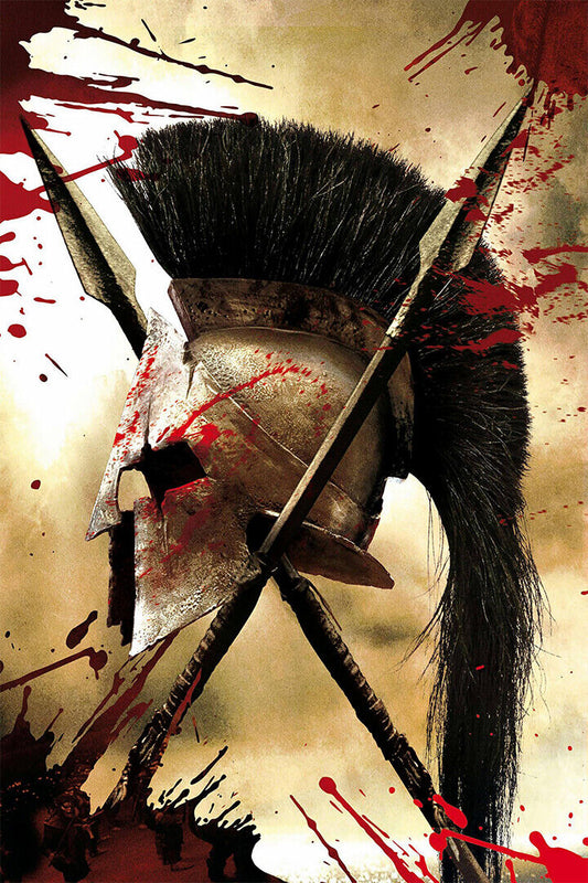 300 Vintage Action Cinema Movie Action War Poster Wall Art Print Home Wall Decor - xonomax