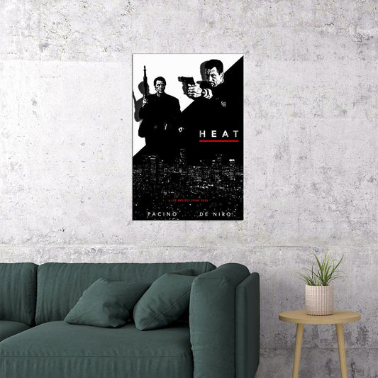 Heat Vintage Classic Action Crime Movie Poster Wall Art Print Home Wall Decor - xonomax