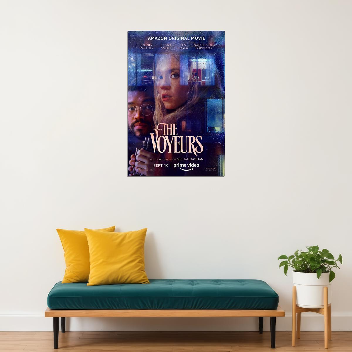 The Voyeurs Movie 2021 Drama Mystery Thriller Poster Wall Art Print Home Wall Decor - xonomax