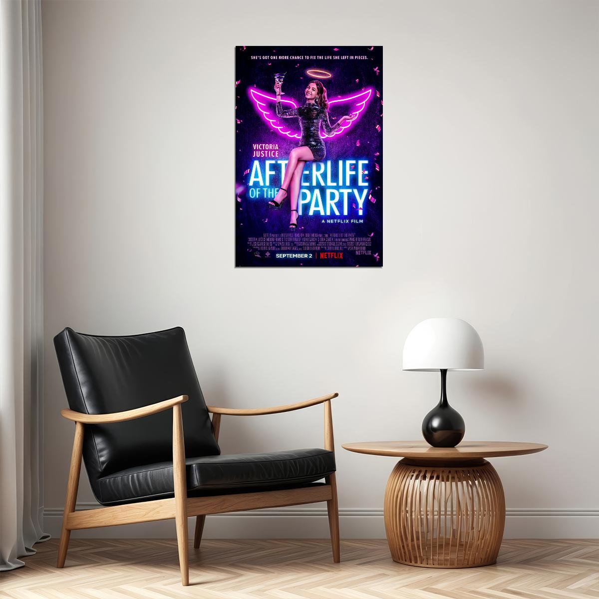 Afterlife Of The Party Movie 2021 Comedy Fantasy Poster Wall Art Print Home Wall Decor - xonomax