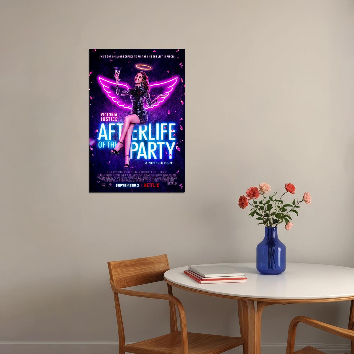 Afterlife Of The Party Movie 2021 Comedy Fantasy Poster Wall Art Print Home Wall Decor - xonomax