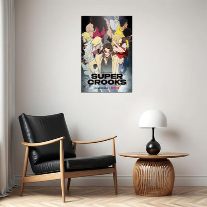 Super Crooks Movie 2021 Animation Adventure Action Poster Wall Art Print Home Wall Decor - xonomax