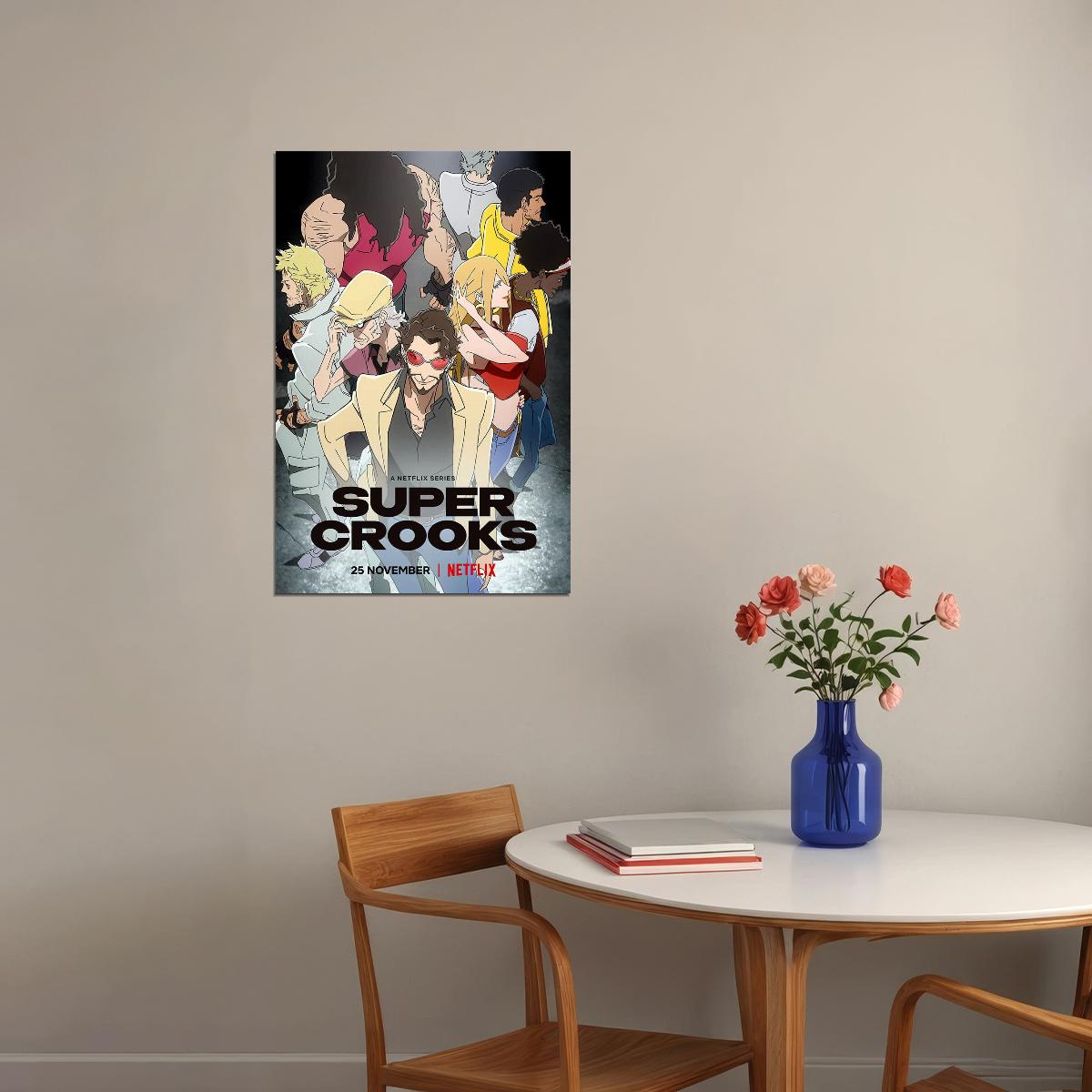 Super Crooks Movie 2021 Animation Adventure Action Poster Wall Art Print Home Wall Decor - xonomax