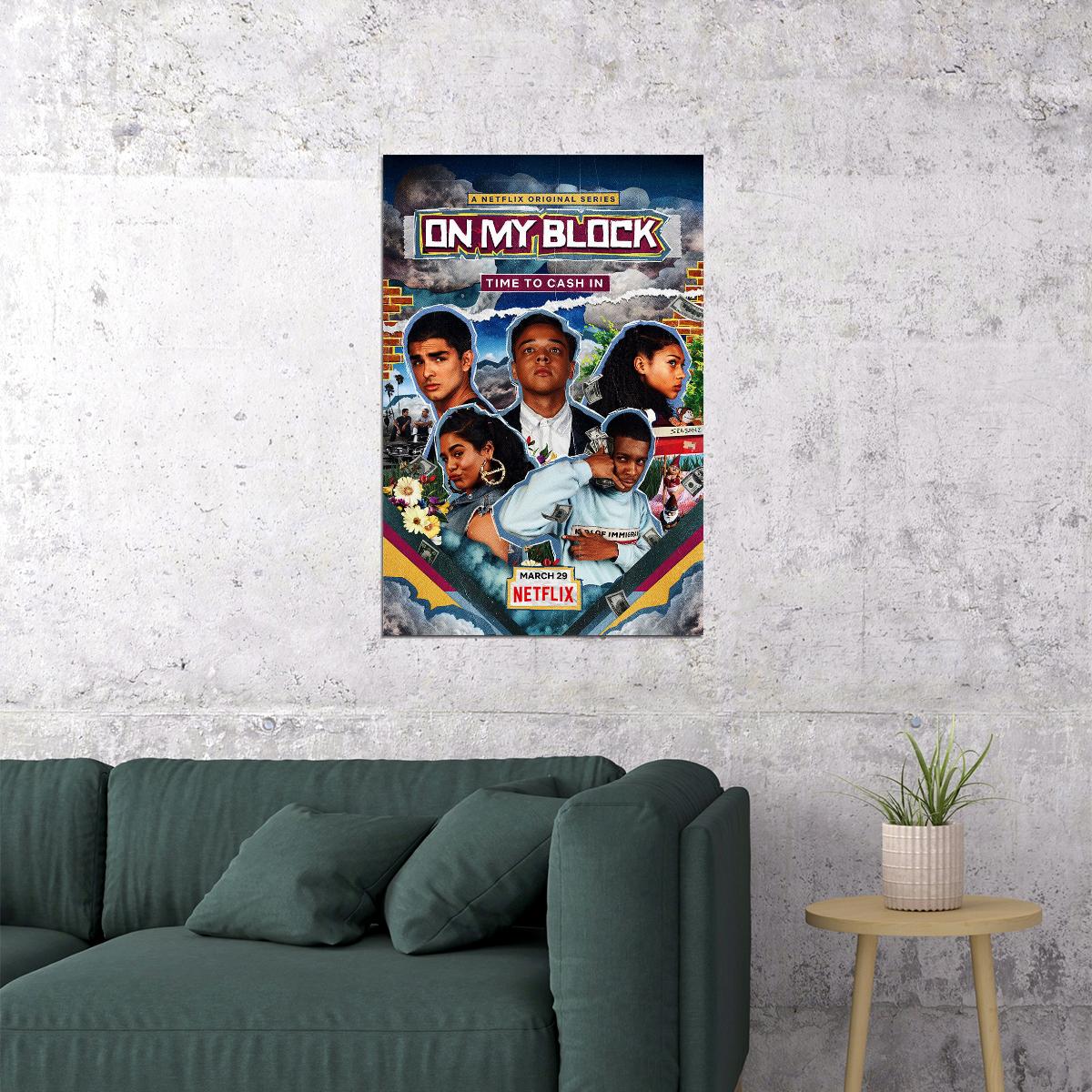 On My Block 2 Movie 2021 Drama Action Poster Wall Art Print Home Wall Decor