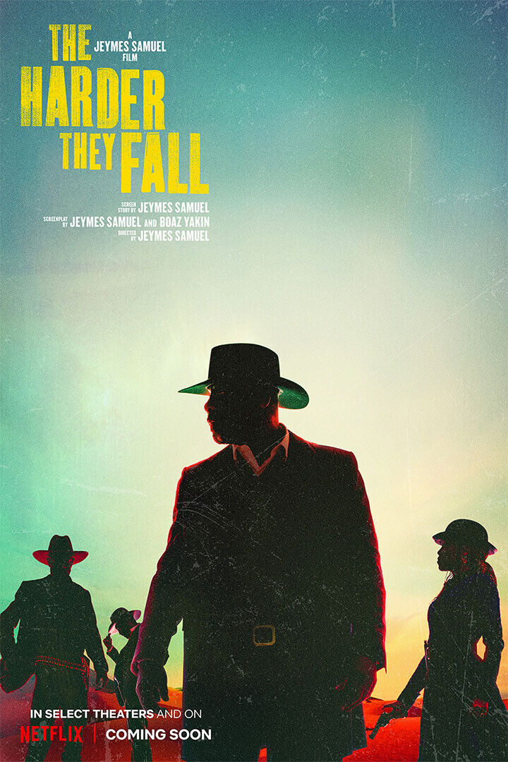 The Harder They Fall Movie Drama Action Poster Wall Art Print Home Wall Decor - xonomax