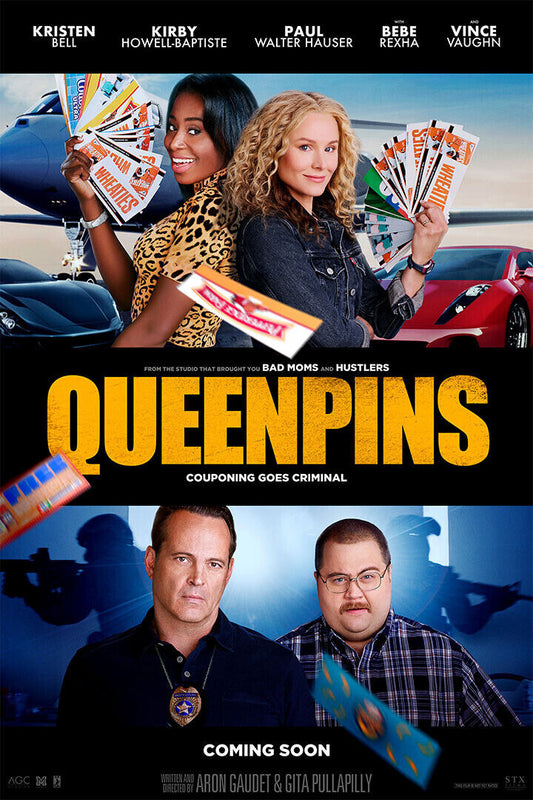 Queenpins Movie 2021 Comedy Crime Action Poster Wall Art Print Home Wall Decor - xonomax