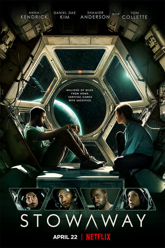Stowaway Movie 2021 Science Fiction Thriller Poster Wall Art Print Home Wall Decor - xonomax