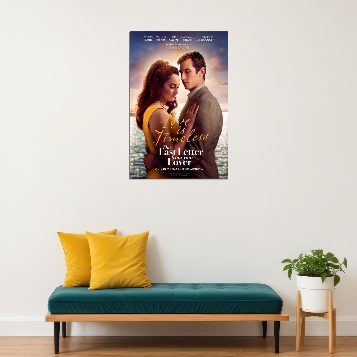 The Last Letter From Your Lover Movie 2021 Mystery Poster Wall Art Print Home Wall Decor - xonomax