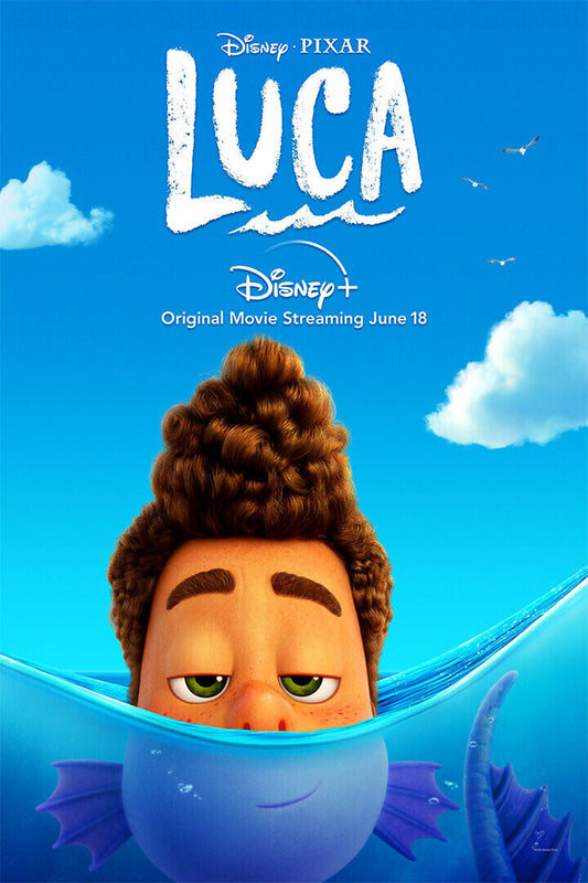 Luca Full Character Movie 2021 Sea Animation Poster Wall Art Print Home Wall Decor - xonomax
