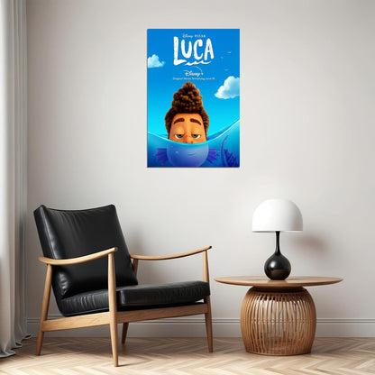 Luca Full Character Movie 2021 Sea Animation Poster Wall Art Print Home Wall Decor - xonomax