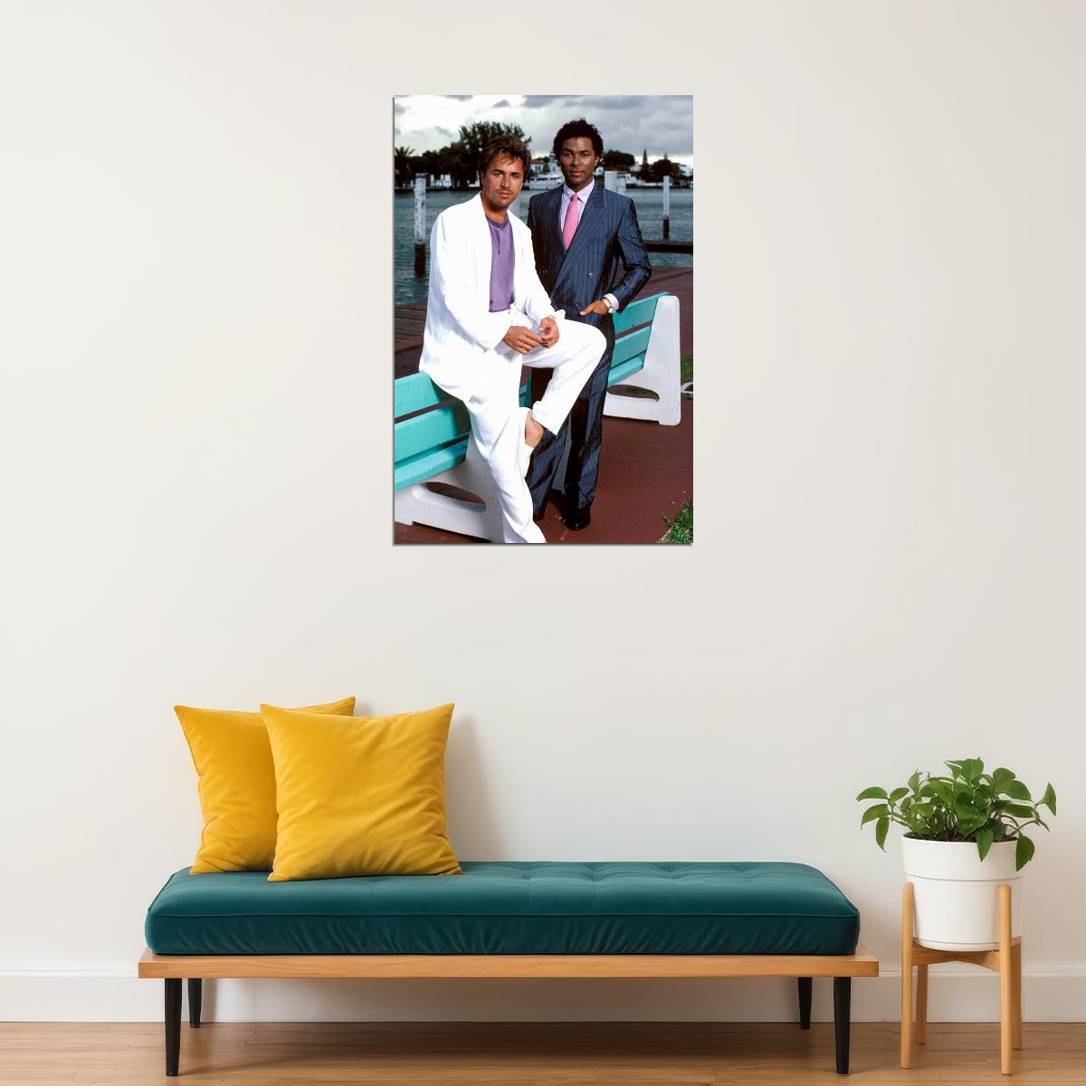 Miami Vice 80's 90's Tv Movie Action Poster Wall Art Print Home Wall Decor - xonomax