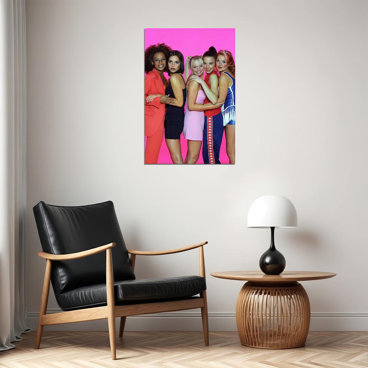 Spice Girls Music Group Singers Celebrity Poster Wall Art Print Home Wall Decor - xonomax