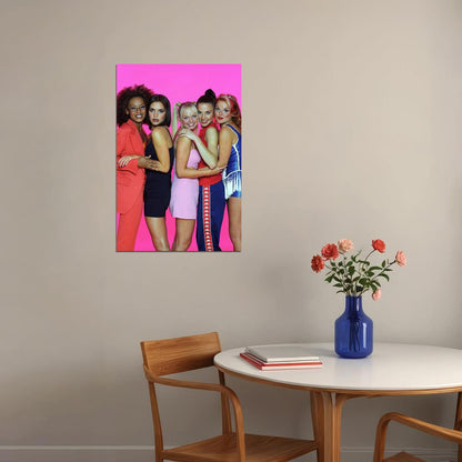 Spice Girls Music Group Singers Celebrity Poster Wall Art Print Home Wall Decor - xonomax