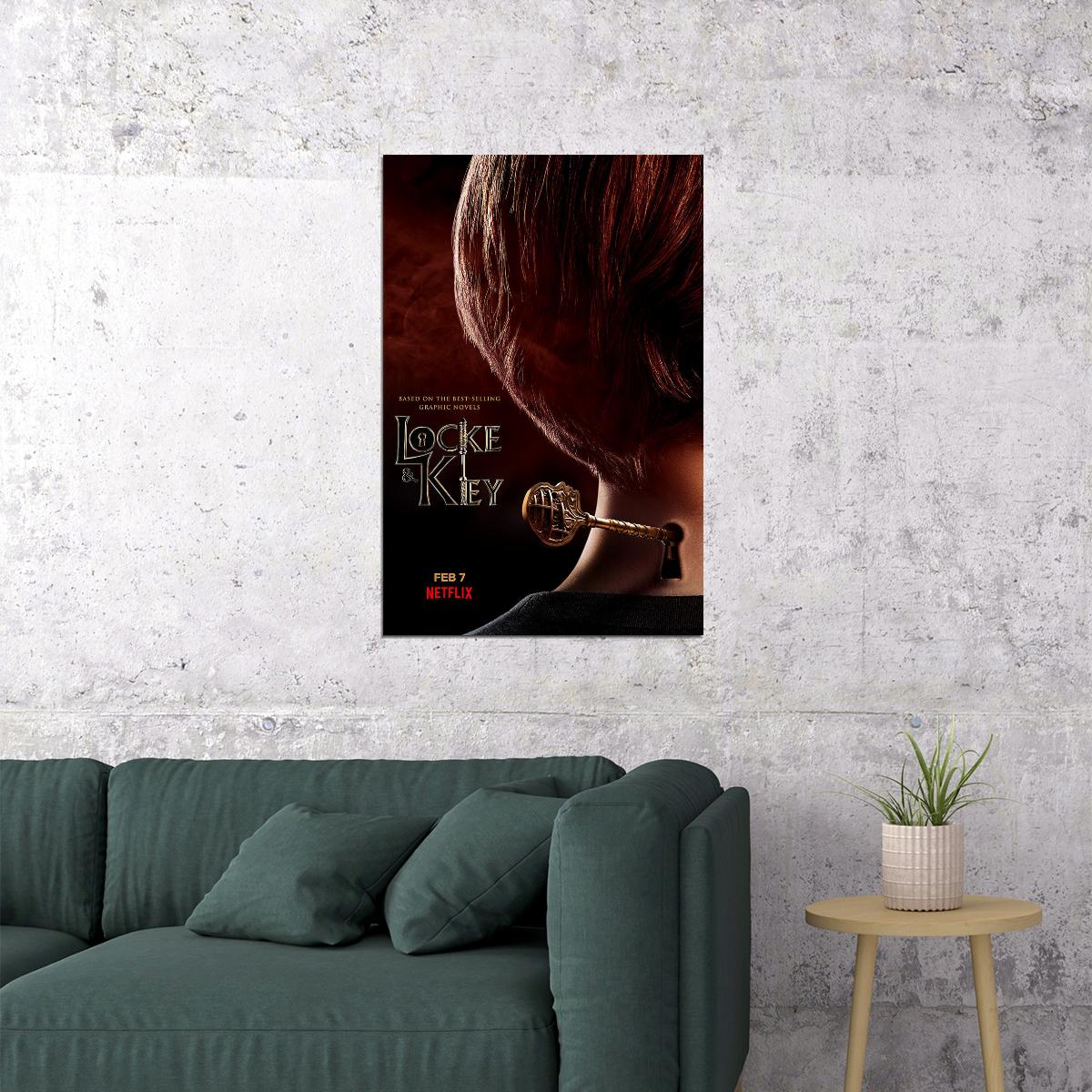 Locke And Key Movie Drama Fantasy Horror Poster Wall Art Print Home Wall Decor - xonomax