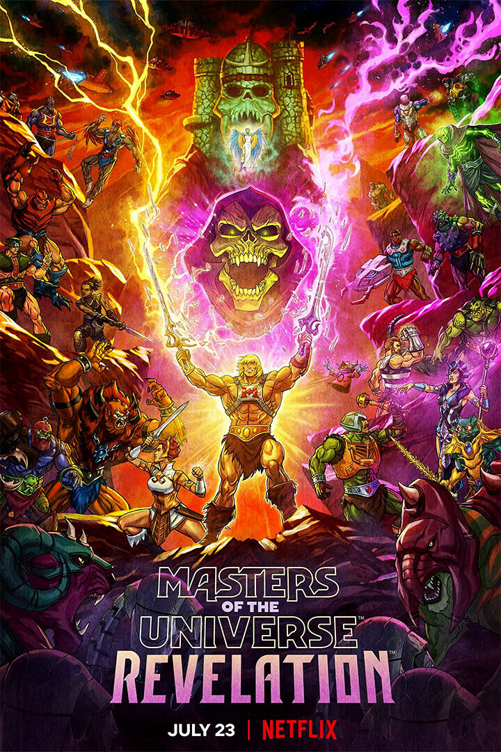 Masters Of The Universe Revelation Movie Animation Poster Wall Art Print Home Wall Decor - xonomax