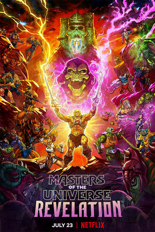 Masters Of The Universe Revelation Movie Animation Poster Wall Art Print Home Wall Decor - xonomax