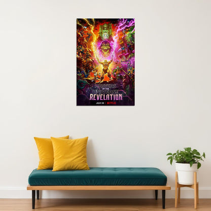Masters Of The Universe Revelation Movie Animation Poster Wall Art Print Home Wall Decor - xonomax
