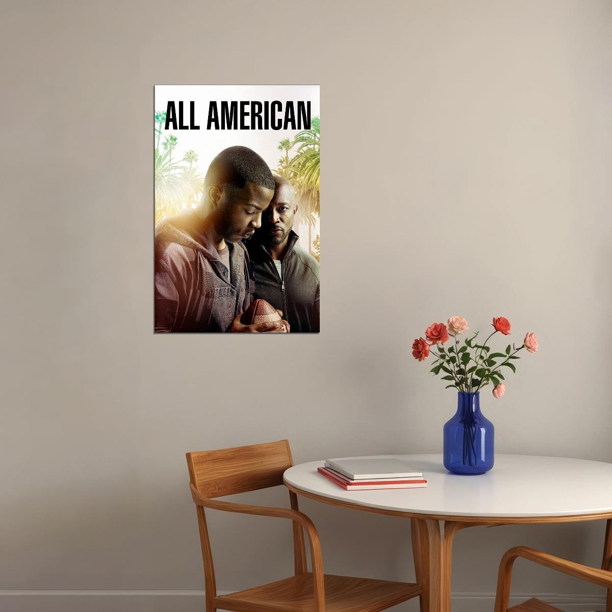 All American Movie Action Drama Sport Adventure Poster Wall Art Print Home Wall Decor - xonomax