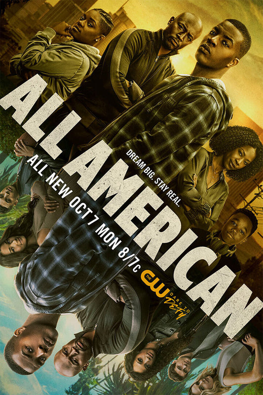 All American Movie Adventure Drama Sport Action Poster Wall Art Print Home Wall Decor - xonomax