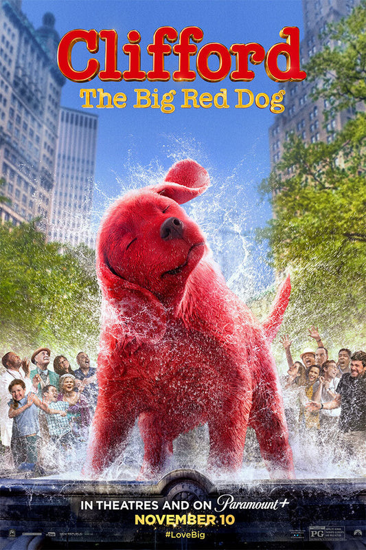 Clifford The Big Red Dog Movie Comedy Action Family Poster Wall Art Print Home Wall Decor - xonomax