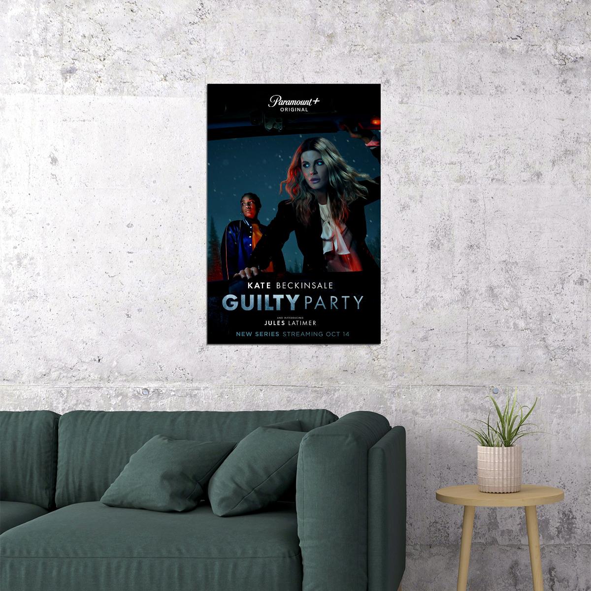 Guilty Party Movie Comedy Crime Mystery Poster Wall Art Print Home Wall Decor - xonomax