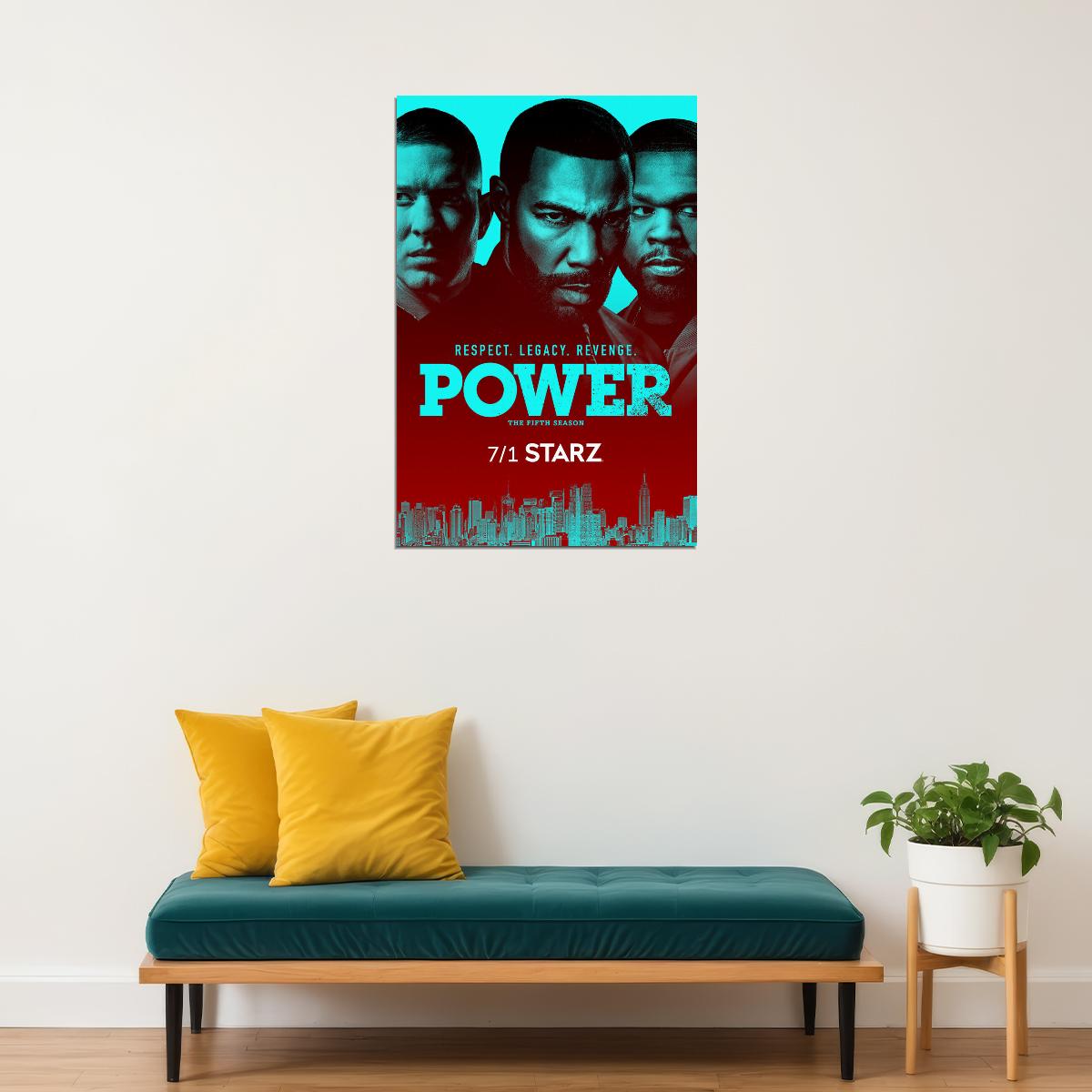 Power Book Ii Ghost Movie Action Crime Poster Wall Art Print Home Wall Decor - xonomax