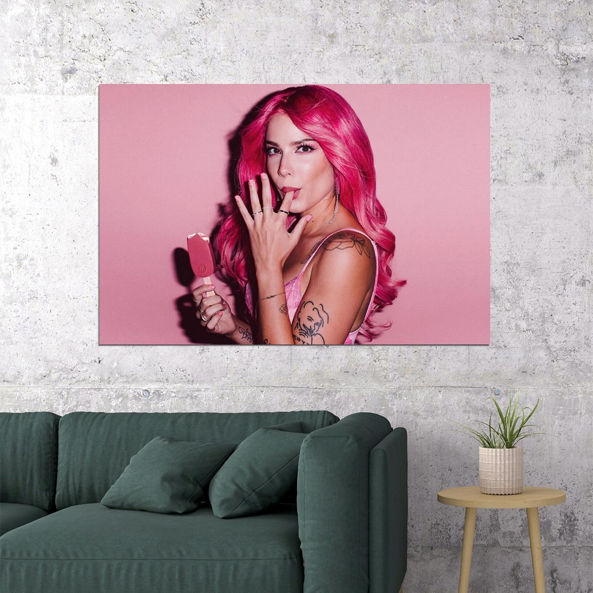 Halsey American Woman Singer Pop Music Poster Wall Art Print Home Wall Decor - xonomax