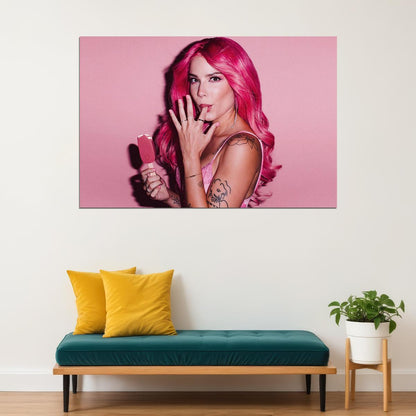 Halsey American Woman Singer Pop Music Poster Wall Art Print Home Wall Decor - xonomax