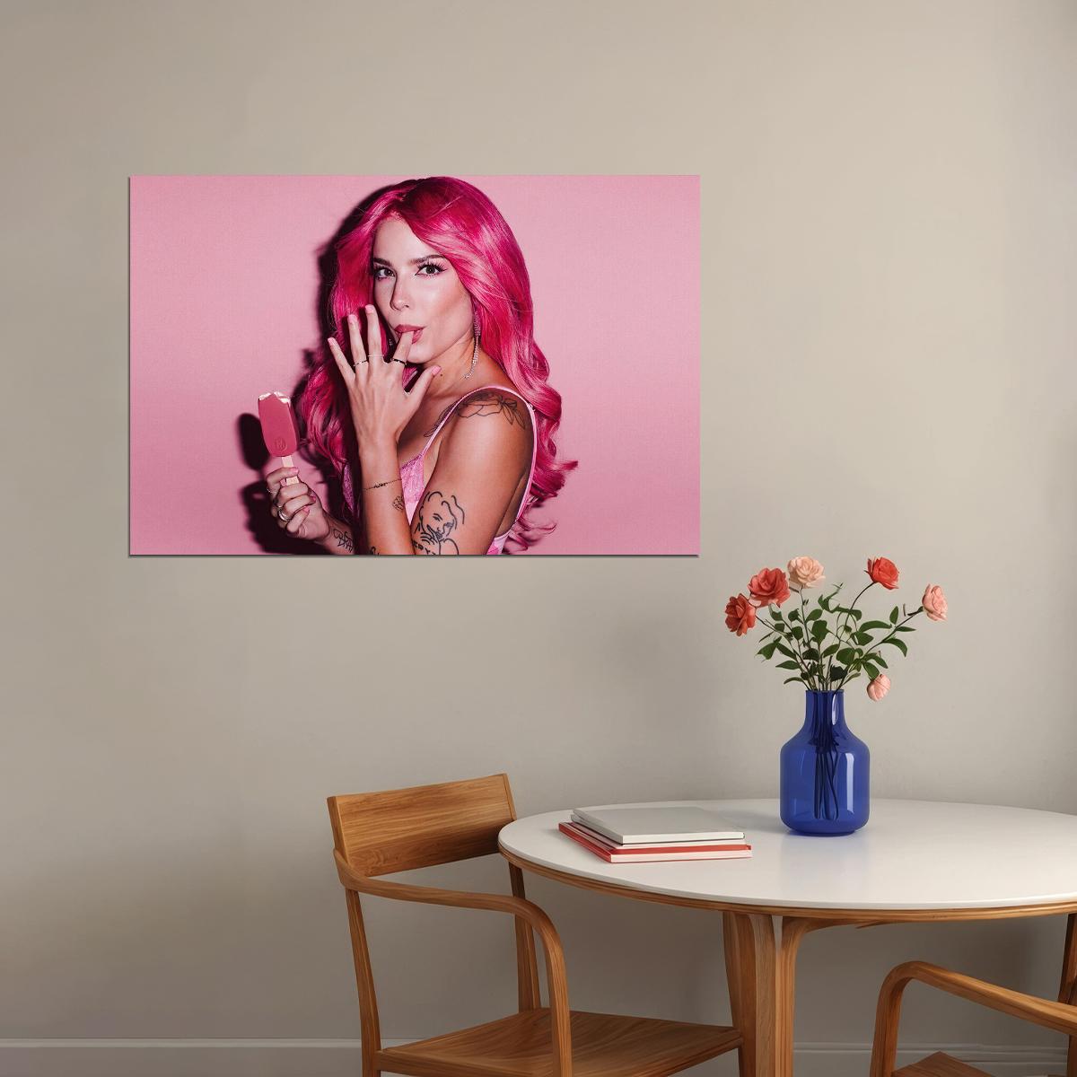 Halsey American Woman Singer Pop Music Poster Wall Art Print Home Wall Decor - xonomax