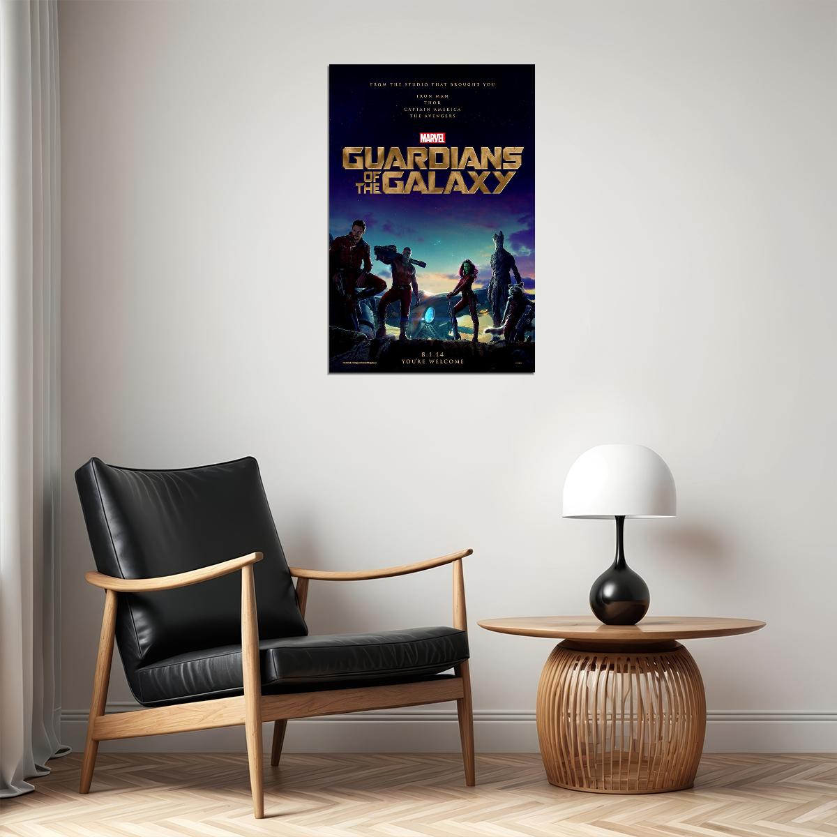 Guardians Of The Galaxy Movie Superheroes Drama Poster Wall Art Print Home Wall Decor - xonomax