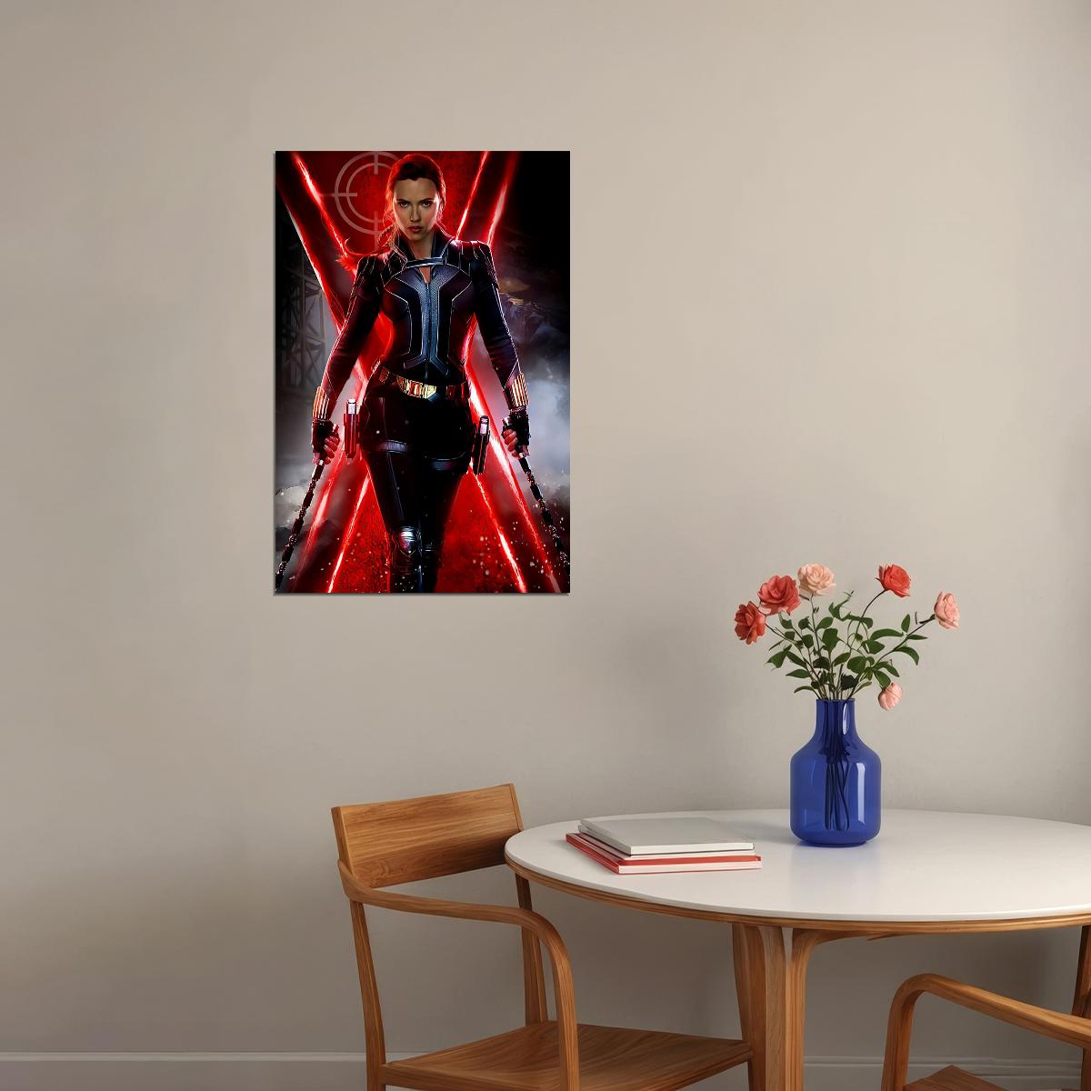 Black Widow Movie Adventure Superhero Action Poster Wall Art Print Home Wall Decor - xonomax
