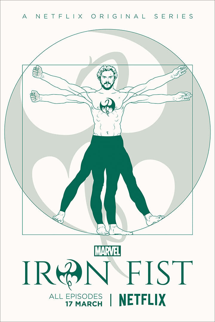Iron Fist Movie Action Excitement Crime Poster Wall Art Print Home Wall Decor - xonomax