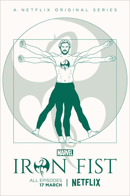 Iron Fist Movie Action Excitement Crime Poster Wall Art Print Home Wall Decor - xonomax